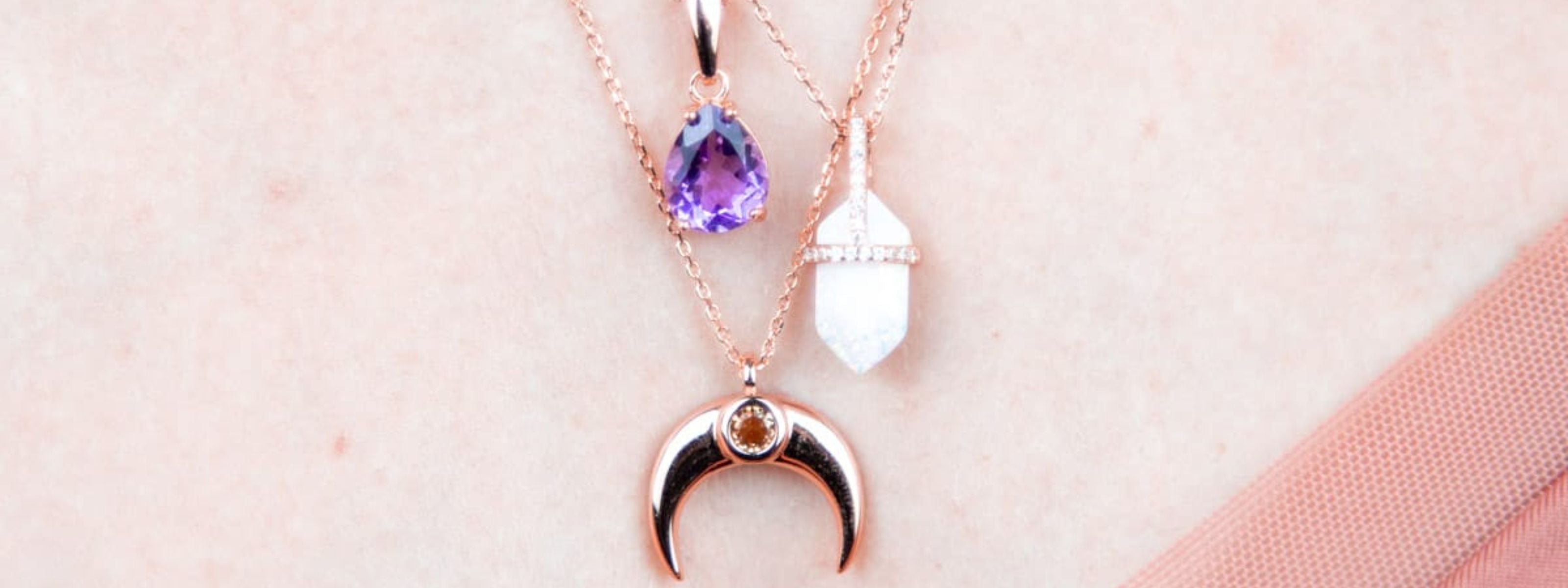 Piedras de nacimiento collares