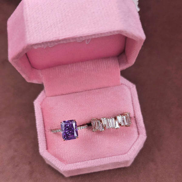 Alana lavender bluish & Edda