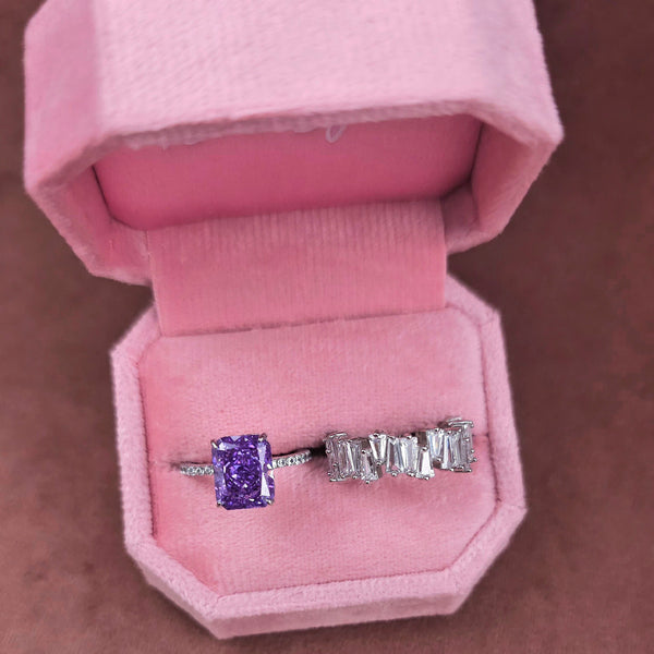 Alana lavender bluish & Edda