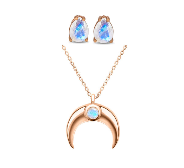 Artemisa Moonstone Rosegold & Lua