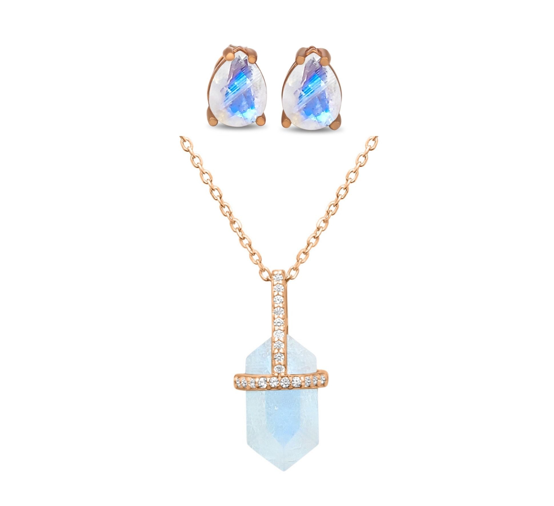 Atenea Moonstone Rosegold & Lua